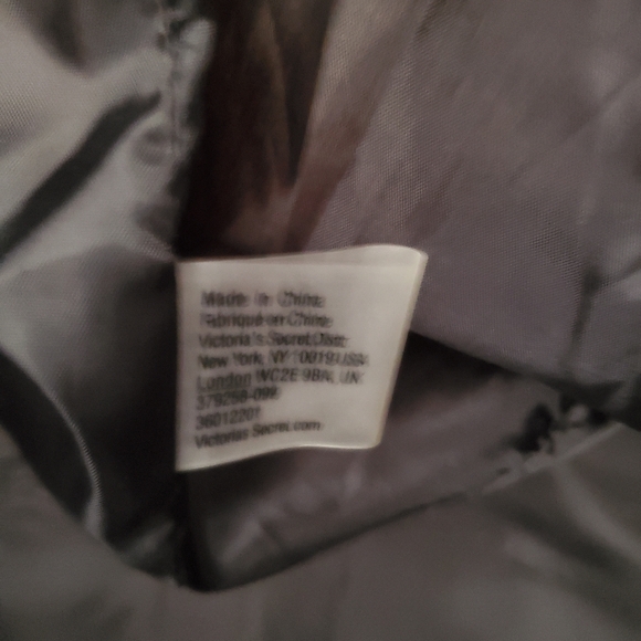 Victoria's Secret Cotton Canvas Tote Weekender Beige Cream Pink Orange - Picture 9 of 10